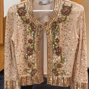 Stunning ZARA beaded cardigan. Size Medium.